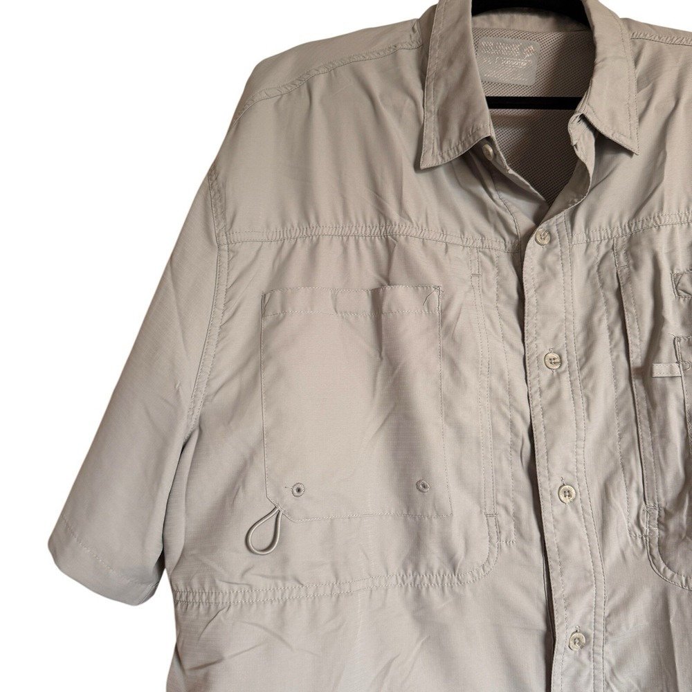 Reel Legends Utility Coastal Fishing Shirt Outdoorsman Gorpcore Coastal Dadcore - Picture 3 of 13